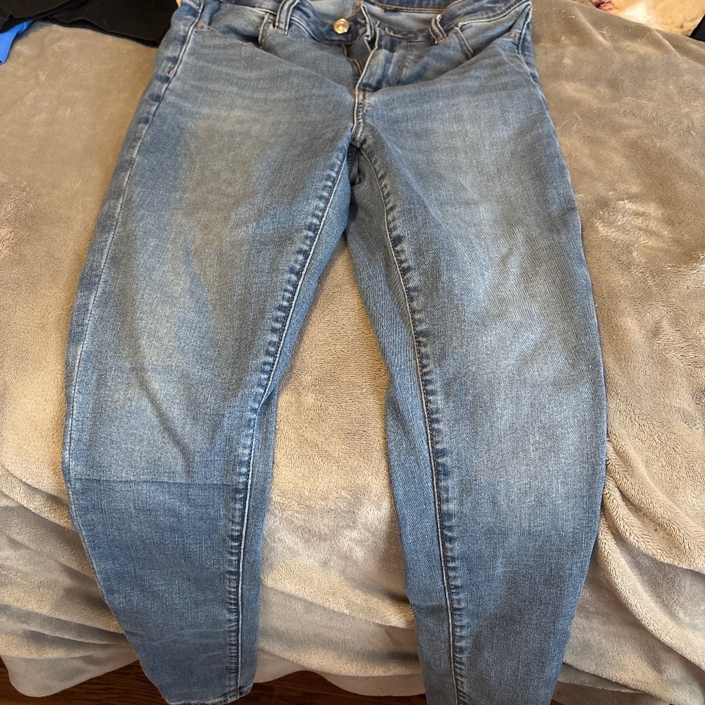 Dark blue jeans